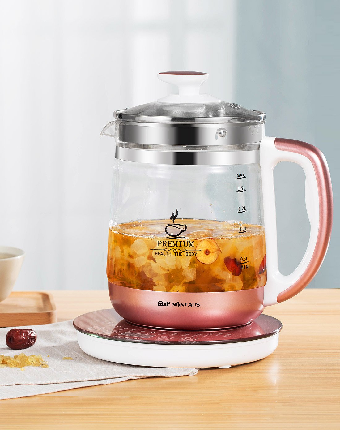 金正nintaus电器专场金正 jzw-18y06养生壶玻璃保温电热烧水壶花茶壶