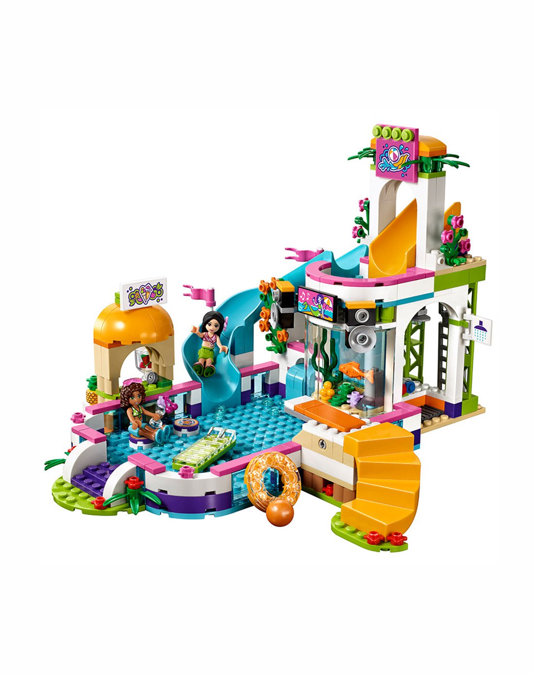 乐高心湖城夏季游泳池