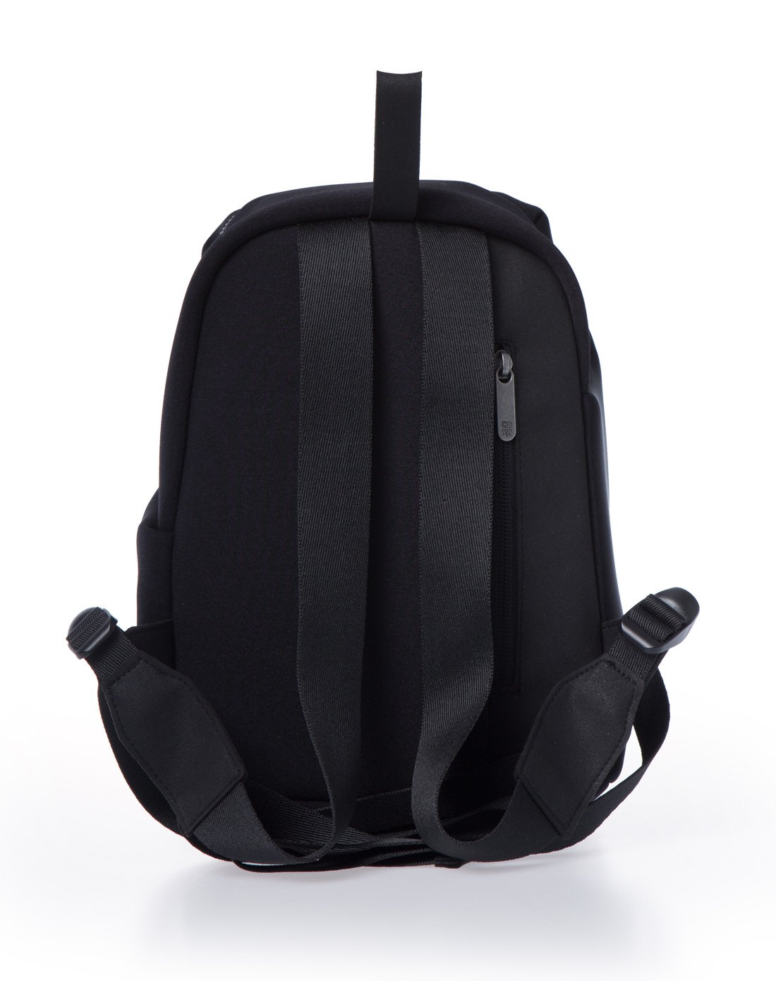 男女款黑色锦纶时尚休闲双肩包书包黑色