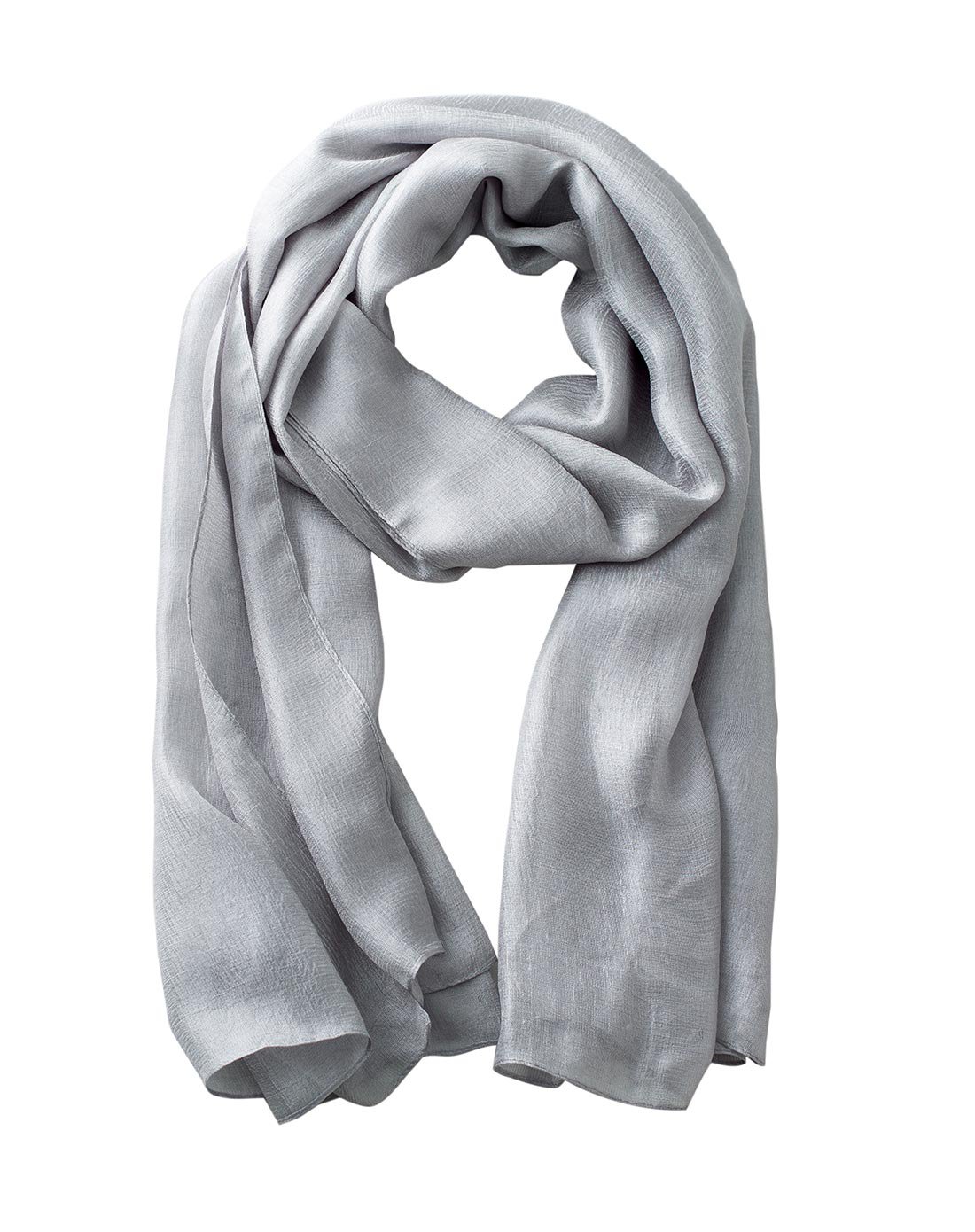 高档女士丝巾 文艺百搭围巾沙滩巾灰色