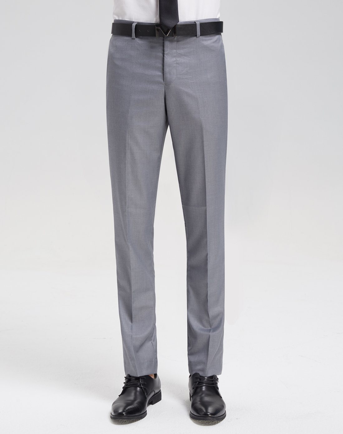 商务免烫易打理修身西裤藏青