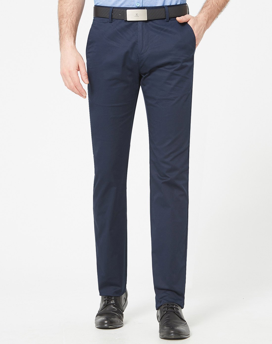 劲霸男士休闲裤优雅光泽绅士大气休闲裤