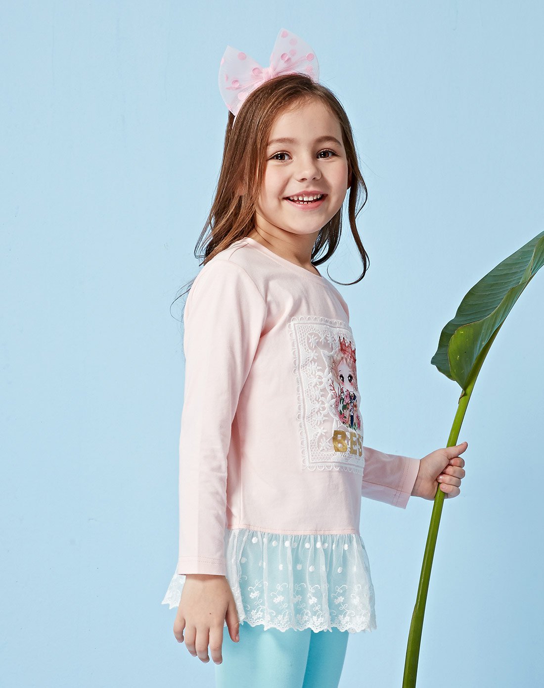 铅笔俱乐部pencil club男女童混合专场 女童圆领长袖珍