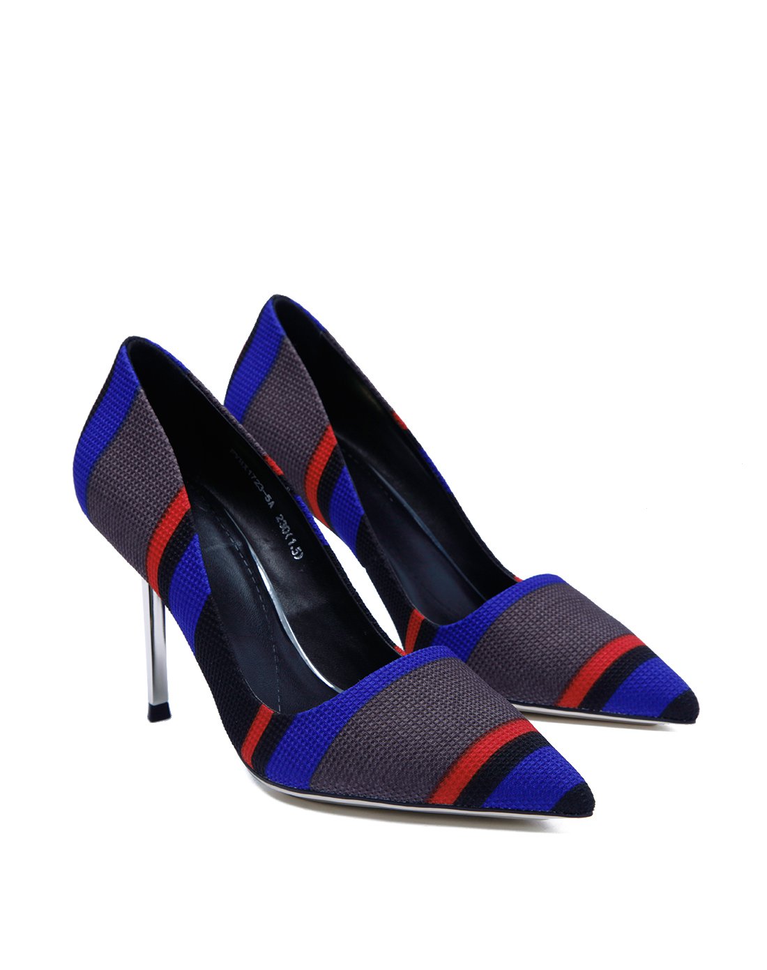 2017时尚撞色简约条纹布箭头细高跟单鞋ftve34fvhx1723-5a283_唯品会