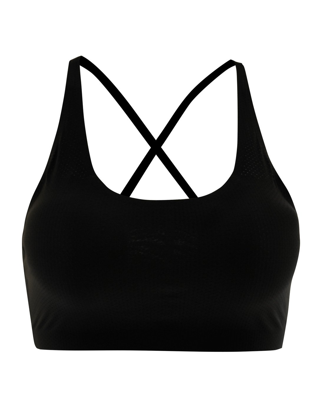 无钢圈文胸薄款背心抹胸女款透气运动内衣黑色