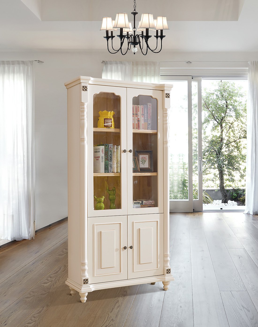 纳美利亚 二门书柜 书房储物开门柜