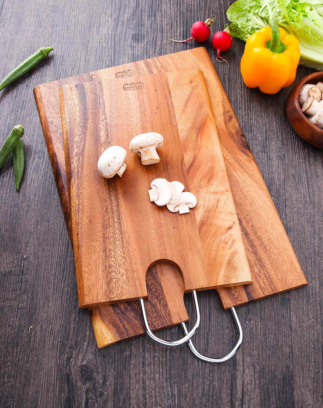 大号40*28cm 泰国进口相思木 可悬挂整木 抗菌防霉 厨具实木案板砧板