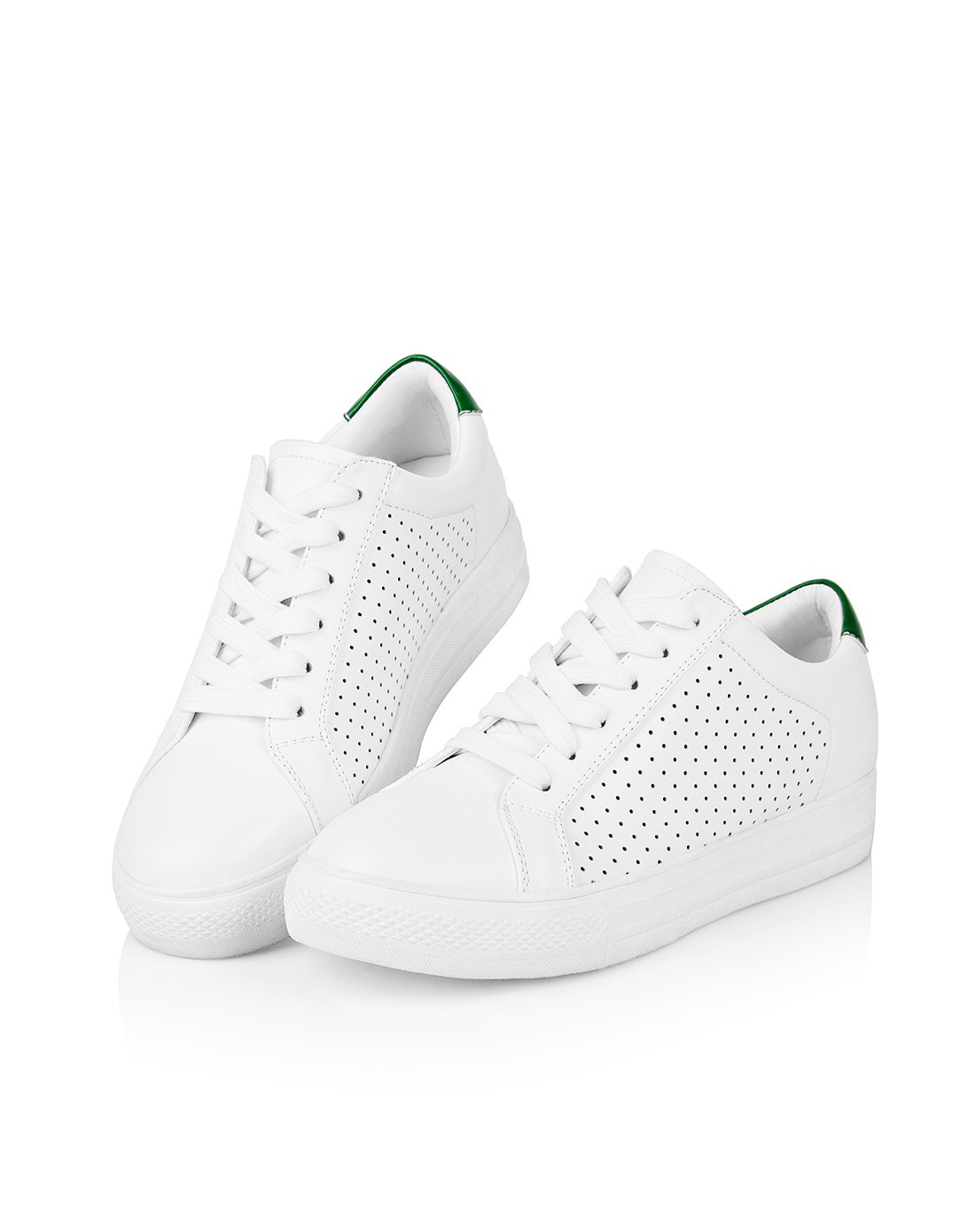 新款白绿色休闲时尚单鞋