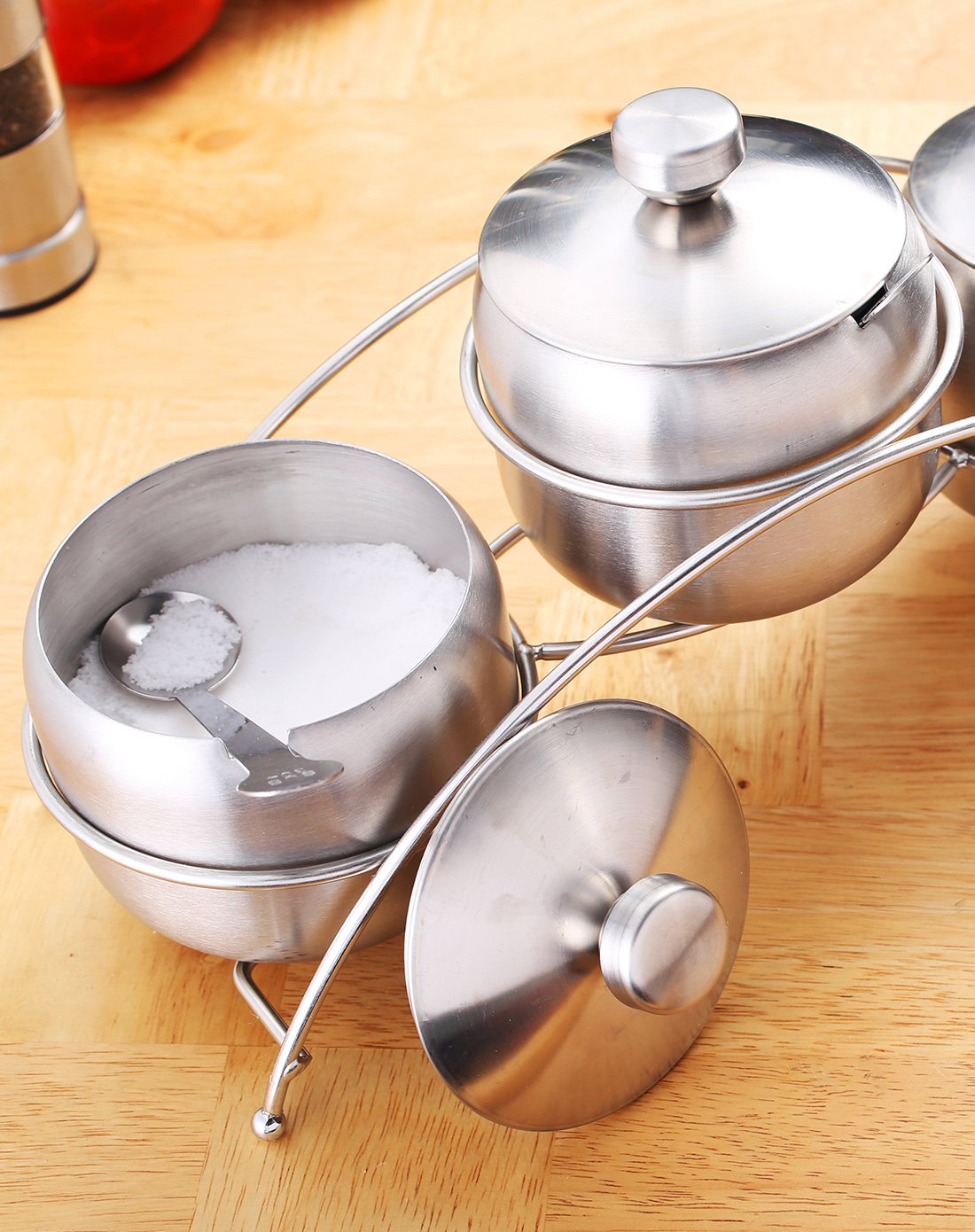 1208s不锈钢油壶厨房用品防漏防尘倒油桶油罐套装