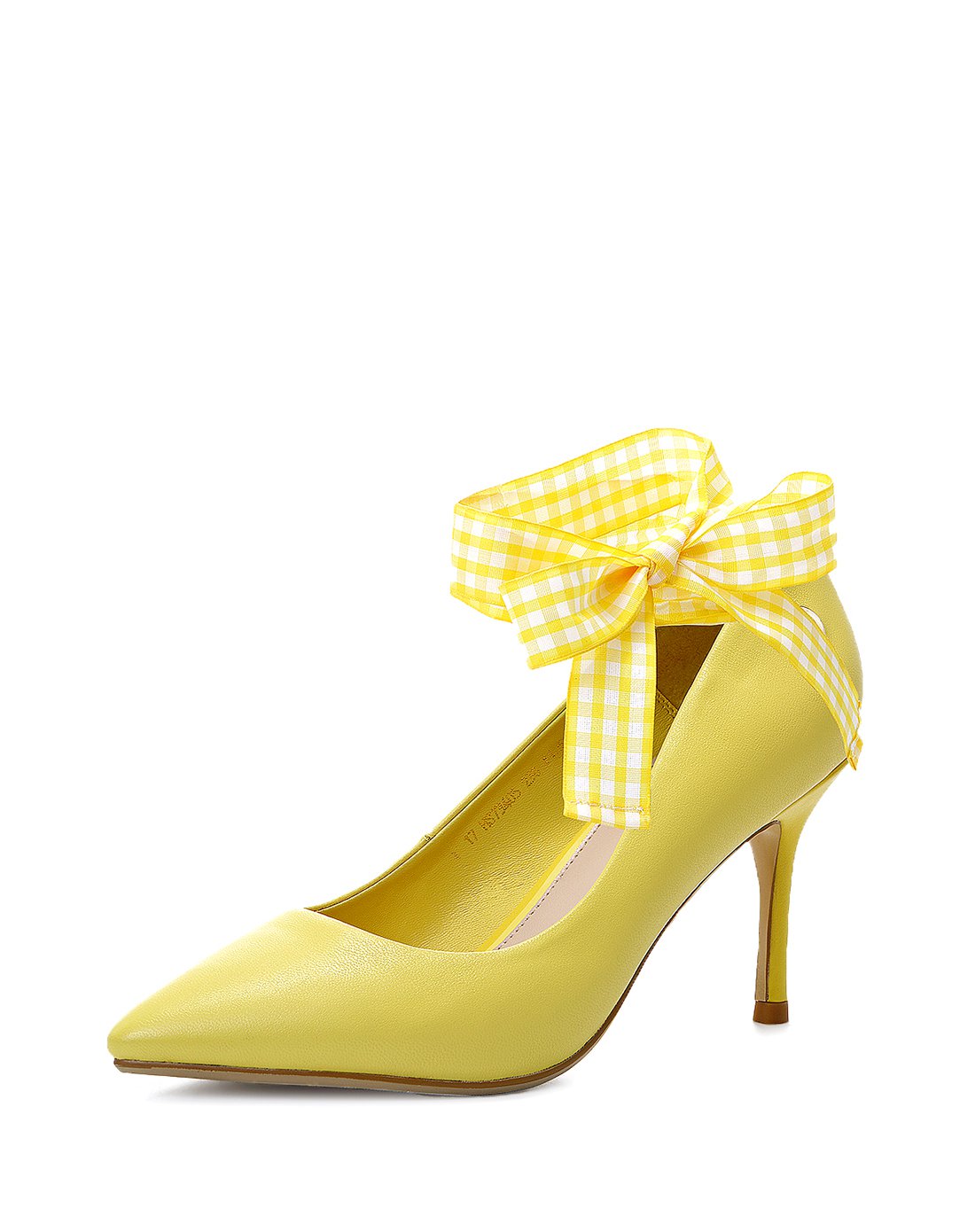 可拆卸丝带简约单鞋白色