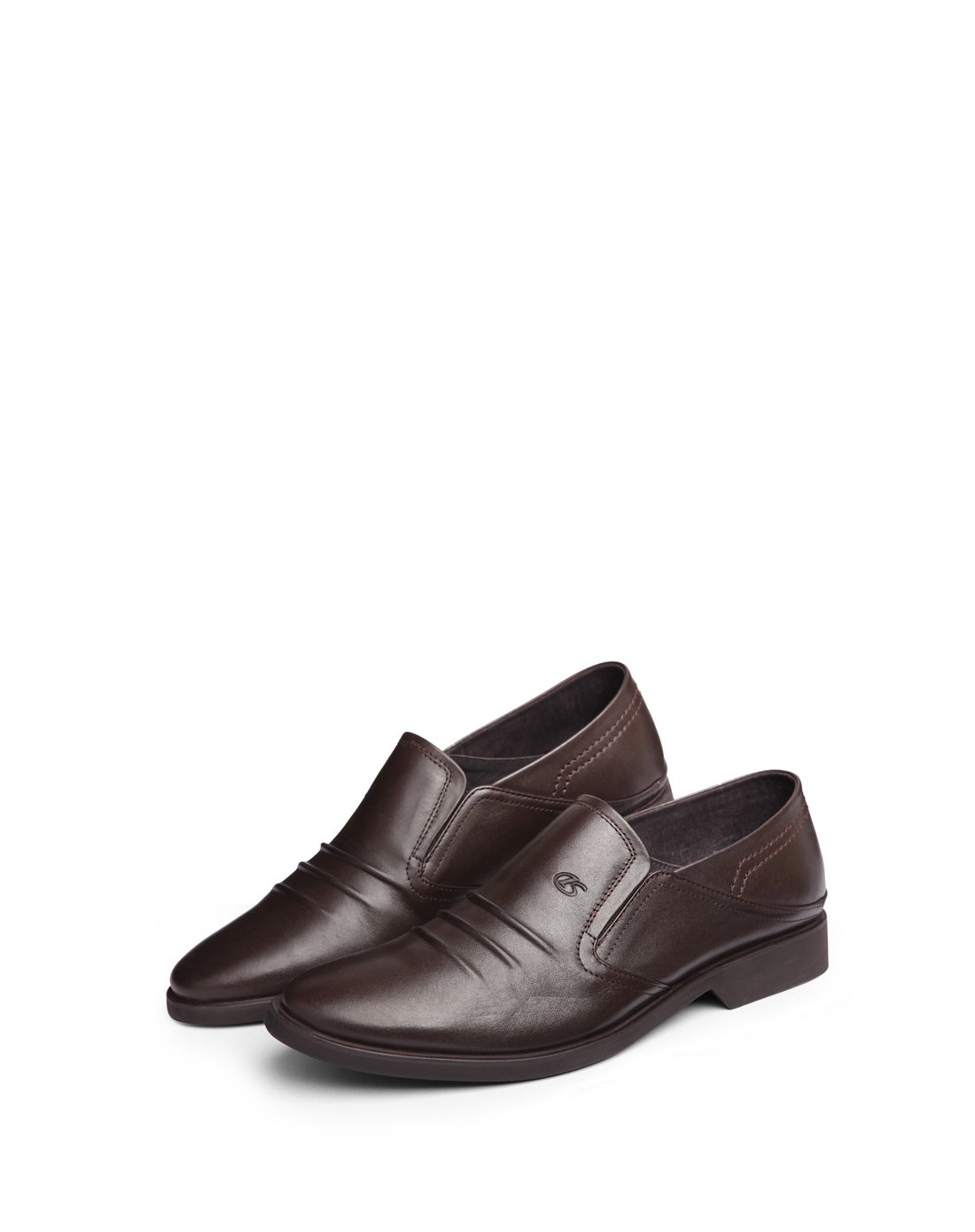 凯撒kaiser牛皮尖头英伦正装皮鞋系带经典商务鞋