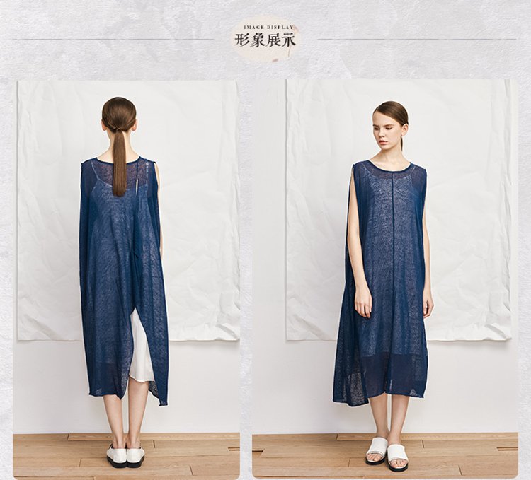 噢姆aum女装专场 蚕丝混纺廓形多穿式连衣裙 品牌名称: 噢姆 商品名称