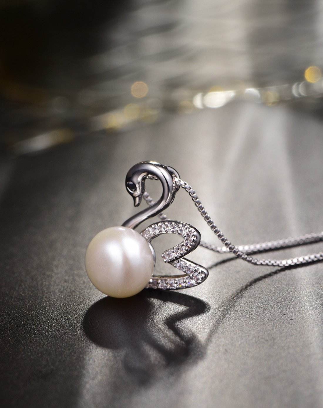 优雅白天鹅时尚项链