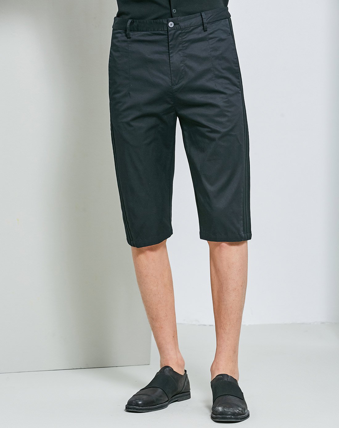 修身休闲五分裤中裤