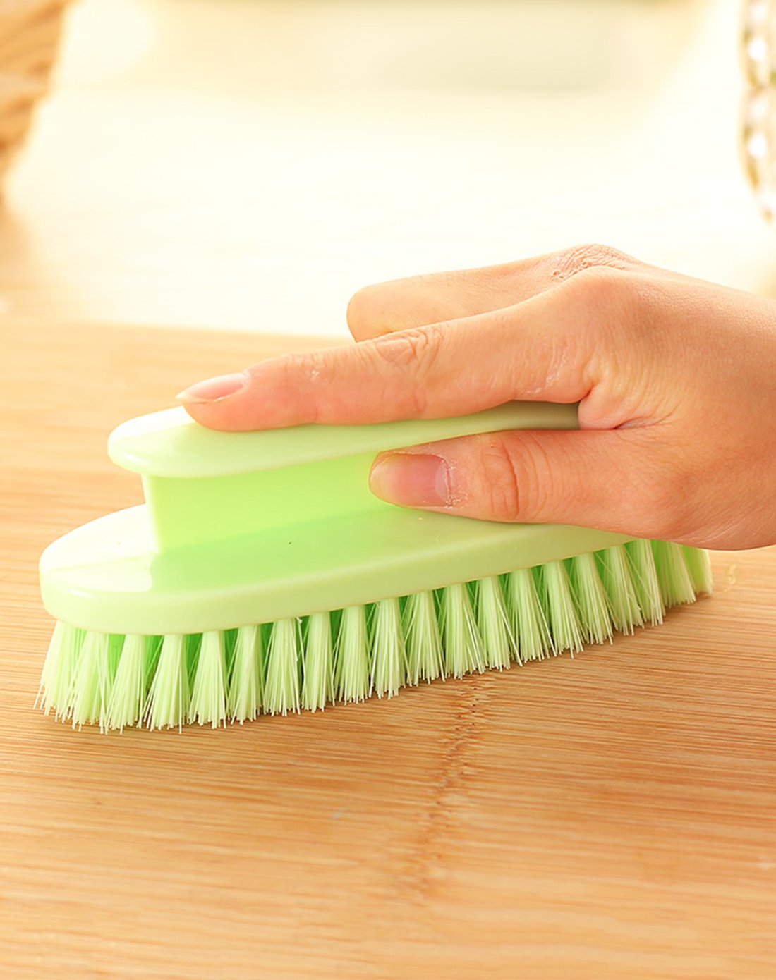 创意家居带把手洗衣刷子 混色2个