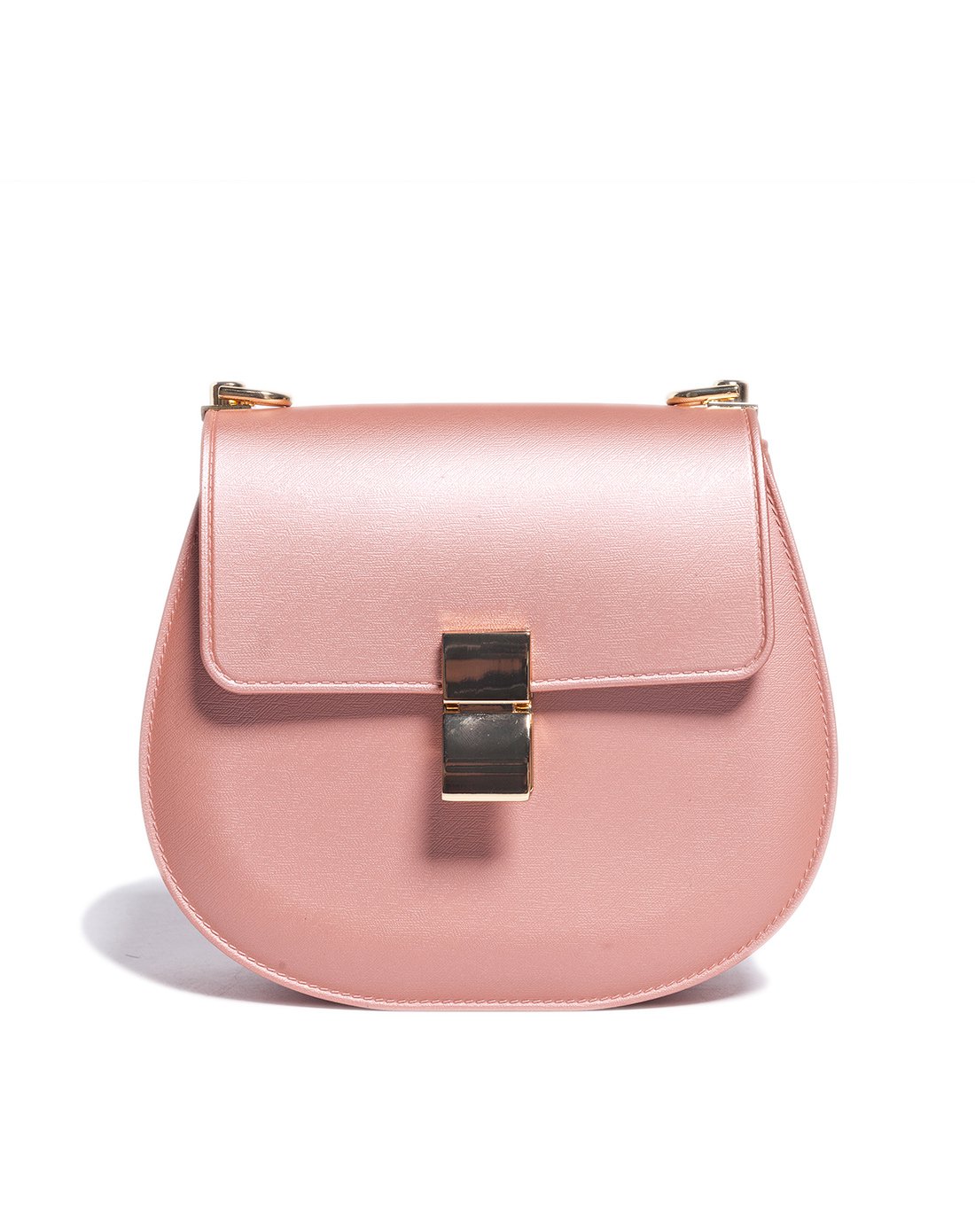 维杜拉vedullar春日鞋包专场新款可爱纯色铆钉小猪包焦糖色bb20808171