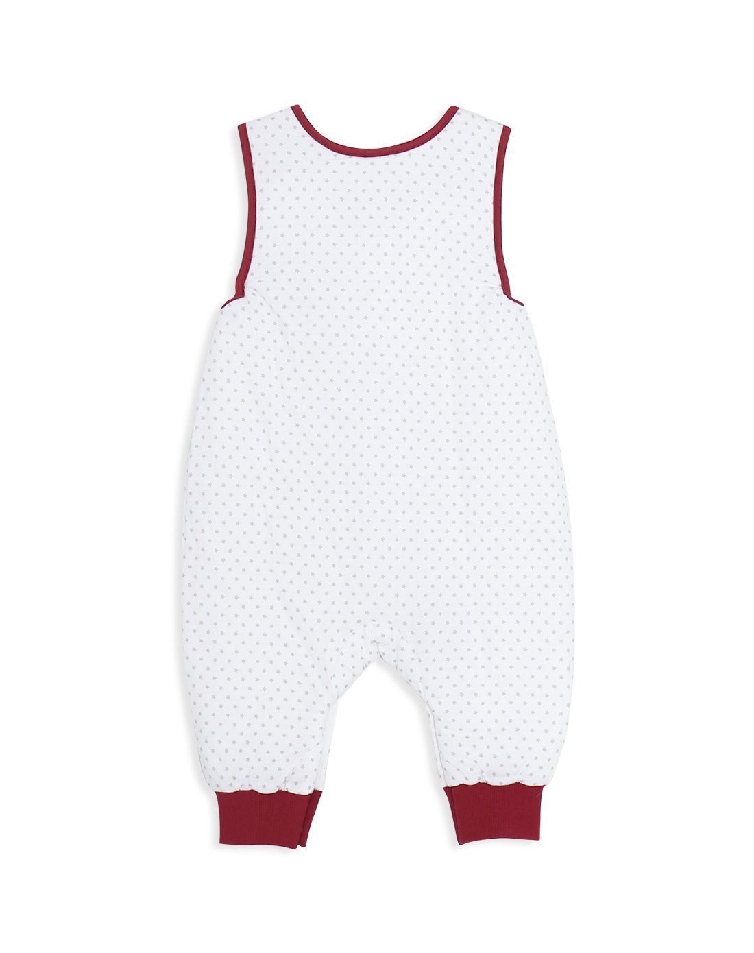 下一代 童装男女宝宝哈衣爬服 柔软舒适 心星条纹背心连体衣