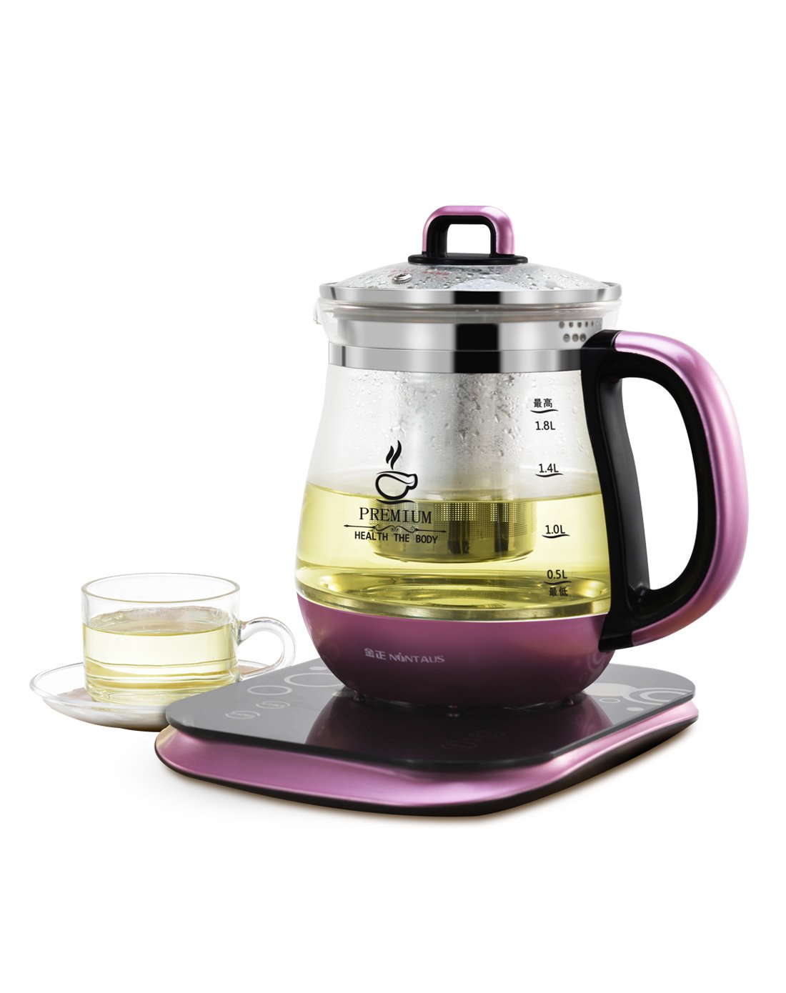 金正304欧式轻奢电热水壶