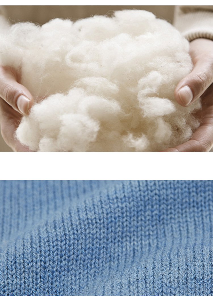 壹果100%澳洲美利奴可机洗羊毛针织衫11400410_唯品会