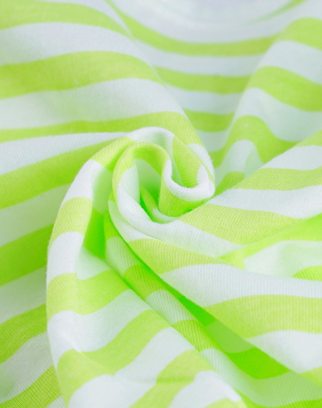 小素材smallmaterial婴童服饰专场经典条纹纯棉单面合同套绿色ms64