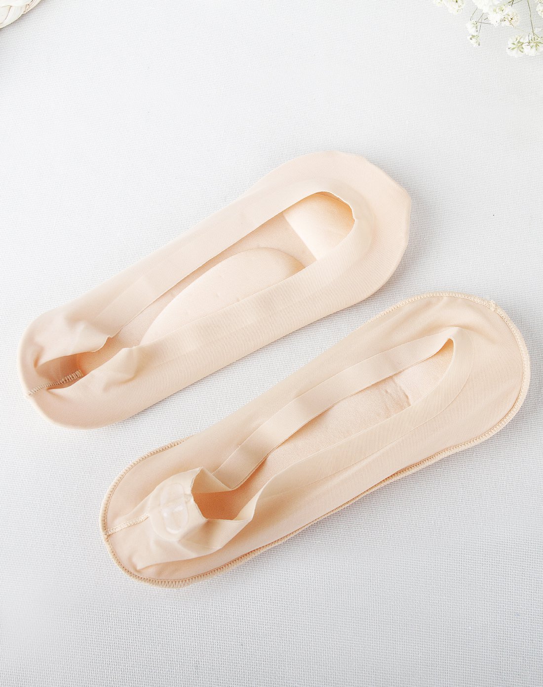 女款2双3d护脚超薄舒适隐形船袜