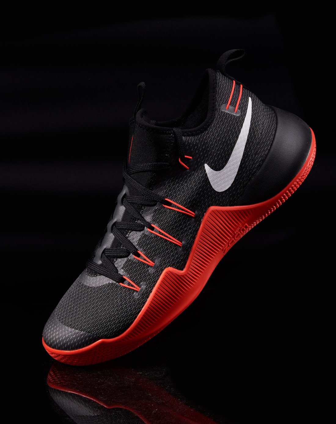 耐克nike hypershift 男款黑/红篮球鞋 篮球系列