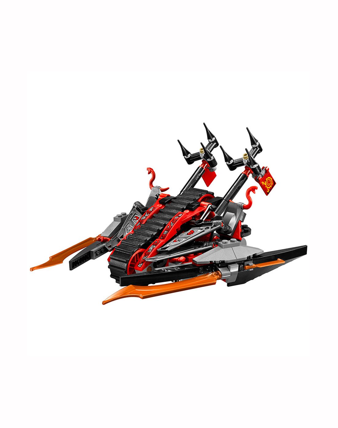 乐高忍者系列70624红蛇投石履带战车积木玩具