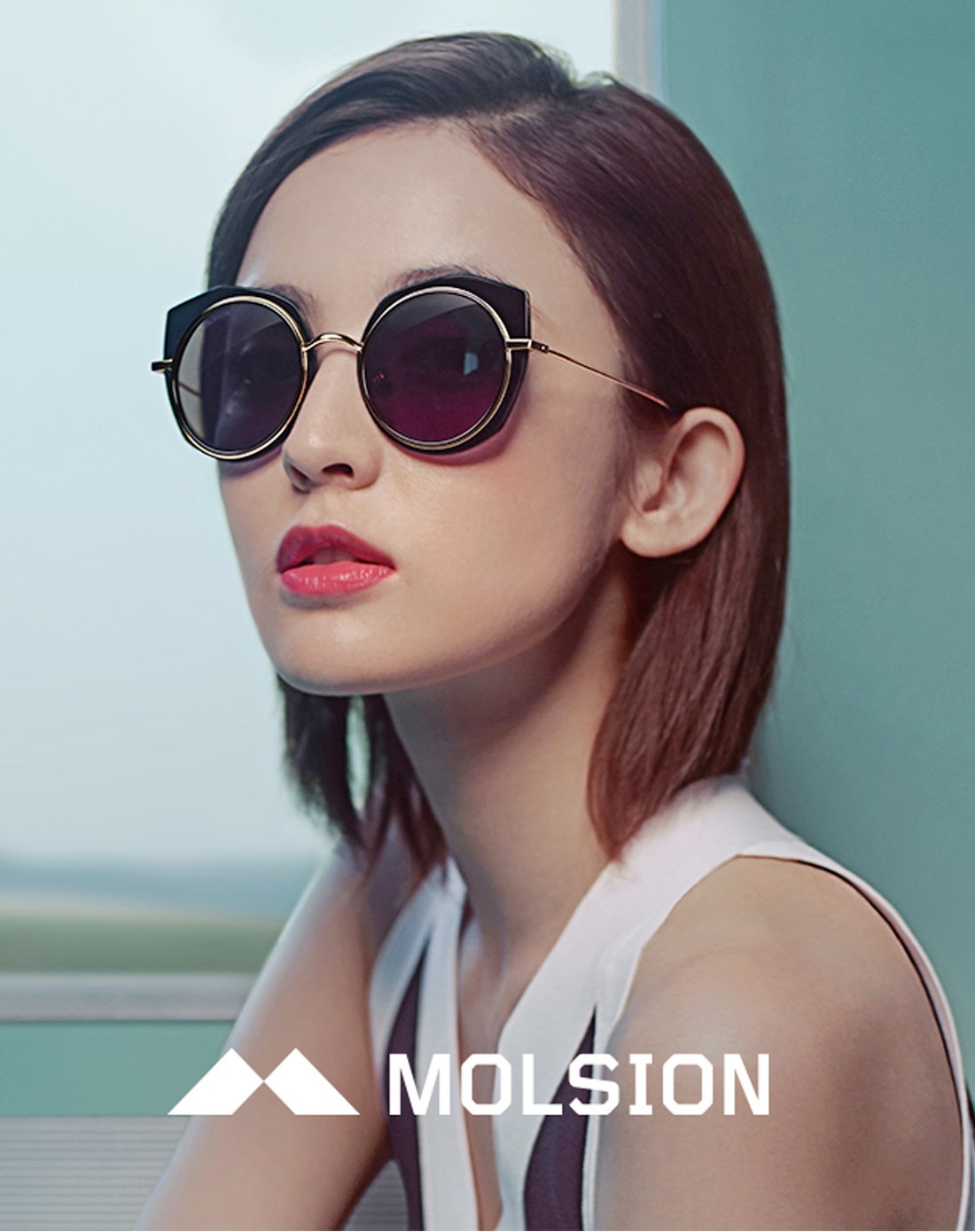 陌森molsion眼镜专场【明星同款】molsion 陌森复古朋克系列镜框玳瑁