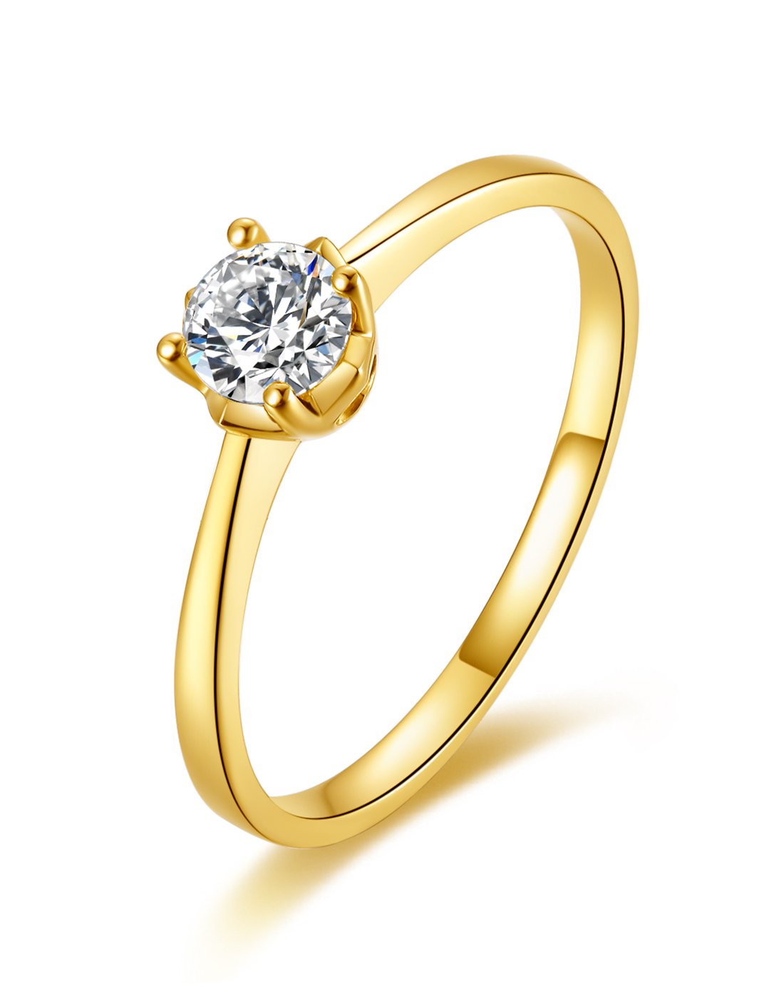 周六福32分vs净度黄18k金钻戒