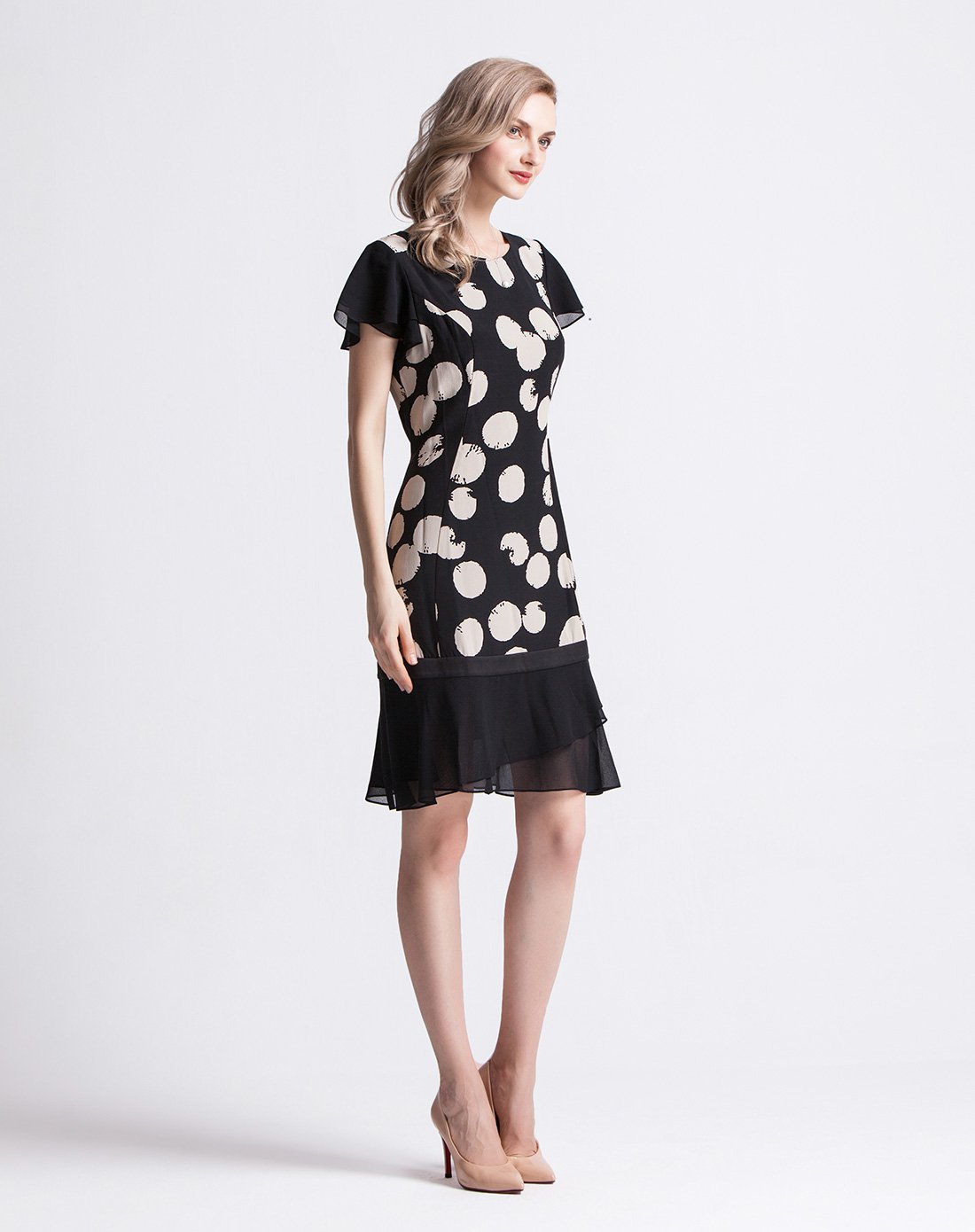 红香枫maple aroma女装专场 桑蚕丝时尚休闲连衣裙花色 商品编码:a