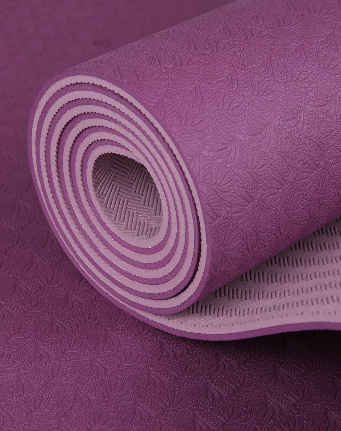 环保无味tpe瑜伽垫 专业防滑健身垫堇紫