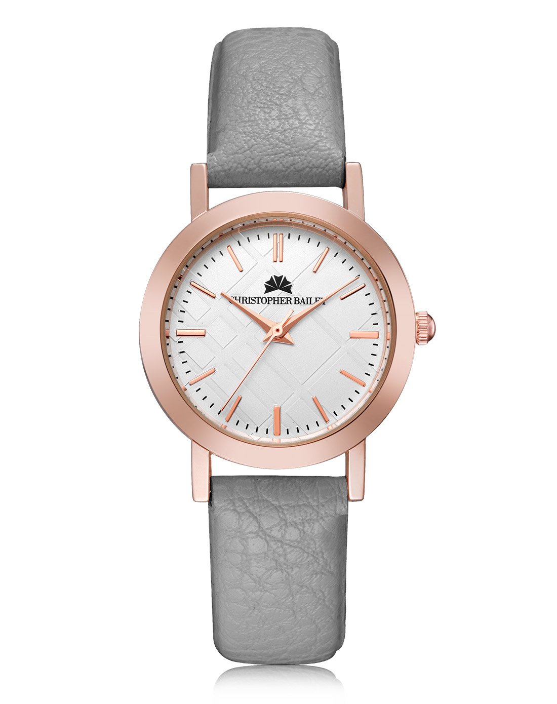 珂芮柏蒂 英伦简约新款皮带时尚 女表白色表带 白色表盘