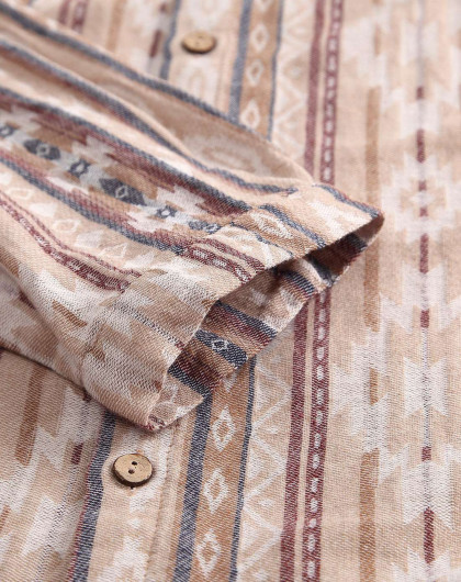 设计师原创 昊佳波西米亚条纹连衣裙