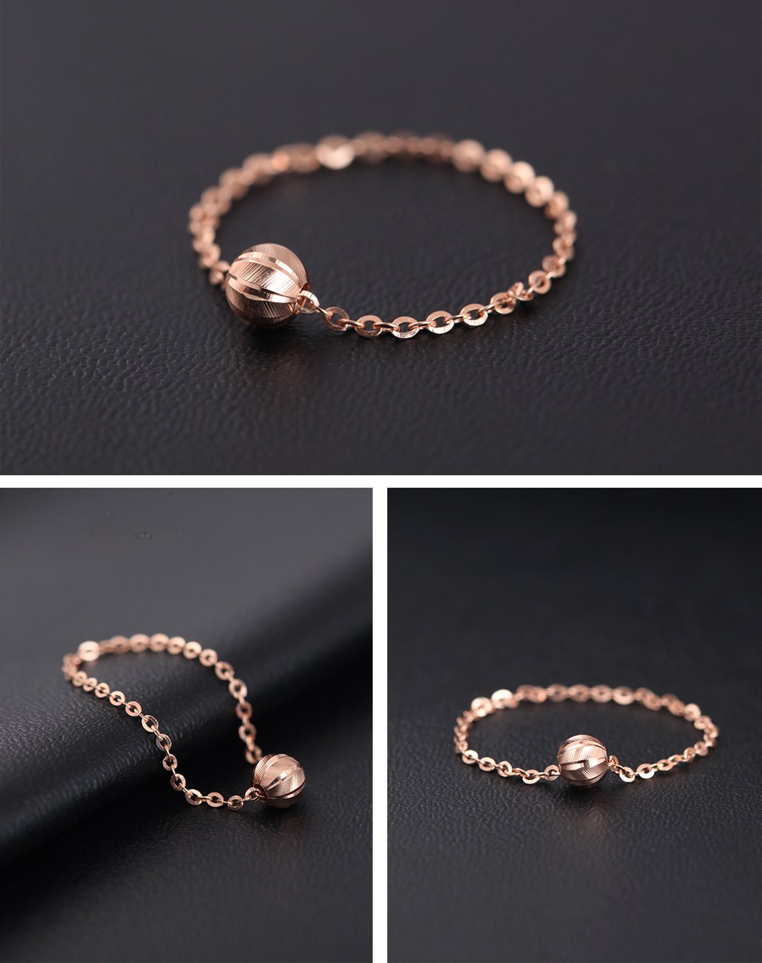 兆亮 无限爱-18k金链戒