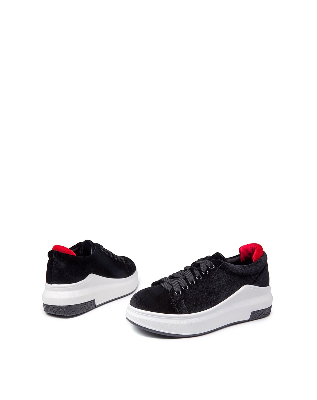 前卫厚底深口女休闲鞋