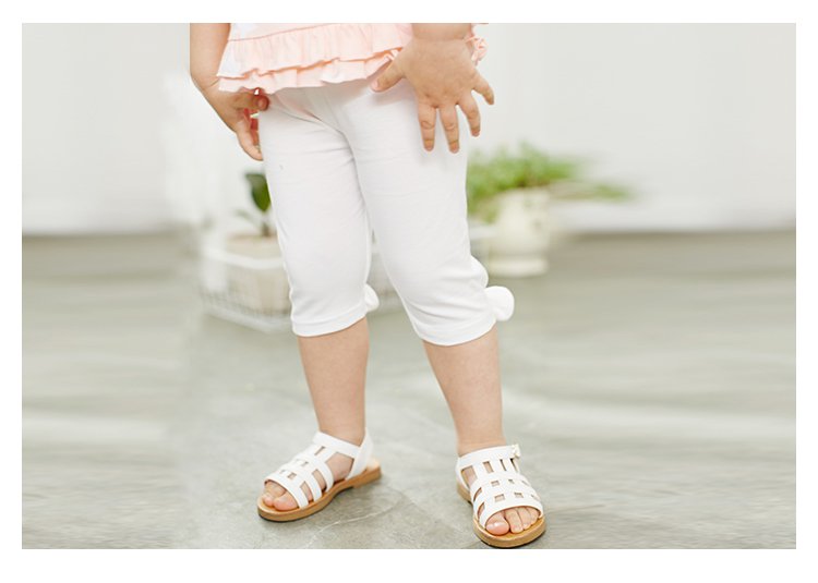 女童春夏秋冬四季休闲时尚弹力居家外出中腿儿童打底裤