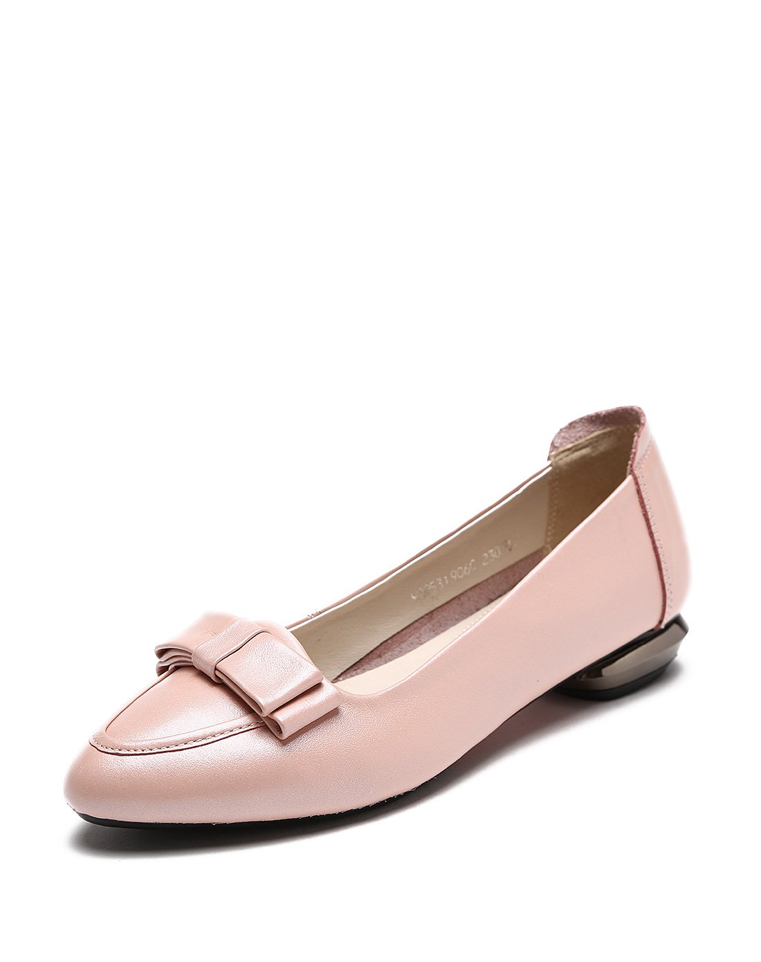 梦特娇蝴蝶结圆头舒软单鞋女鞋