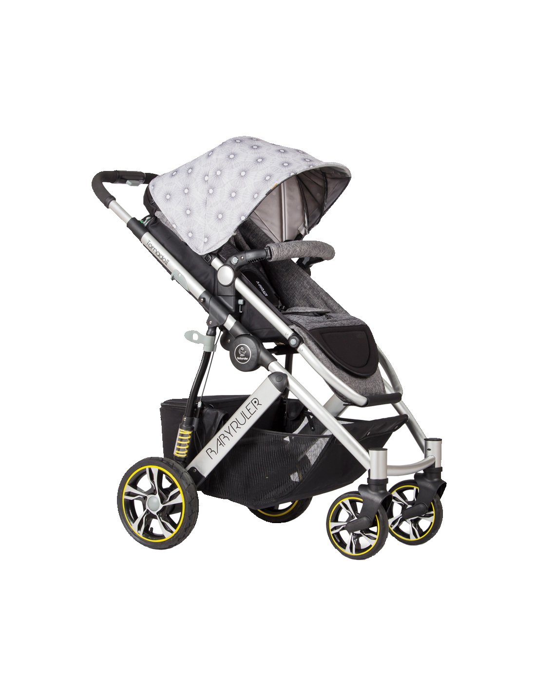 babyruler婴儿推车二代高景观避震双向四轮0-3岁宝宝st380