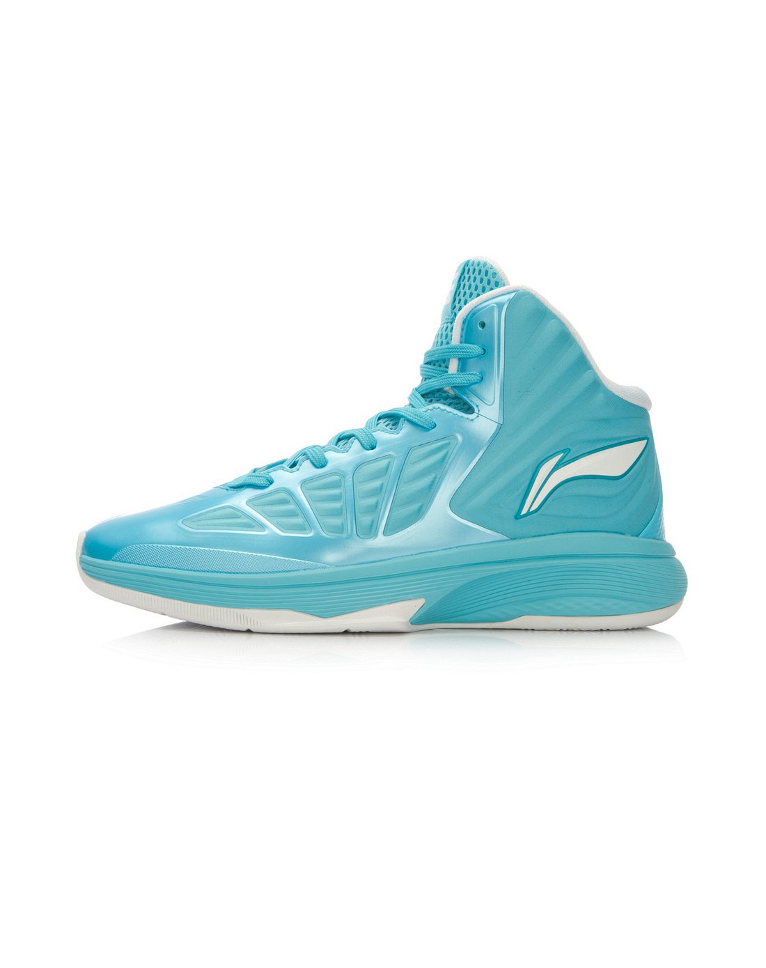 李宁运动活力男鞋专场 李宁li-ning 减震舒适 男款亮水蓝篮球专业比赛