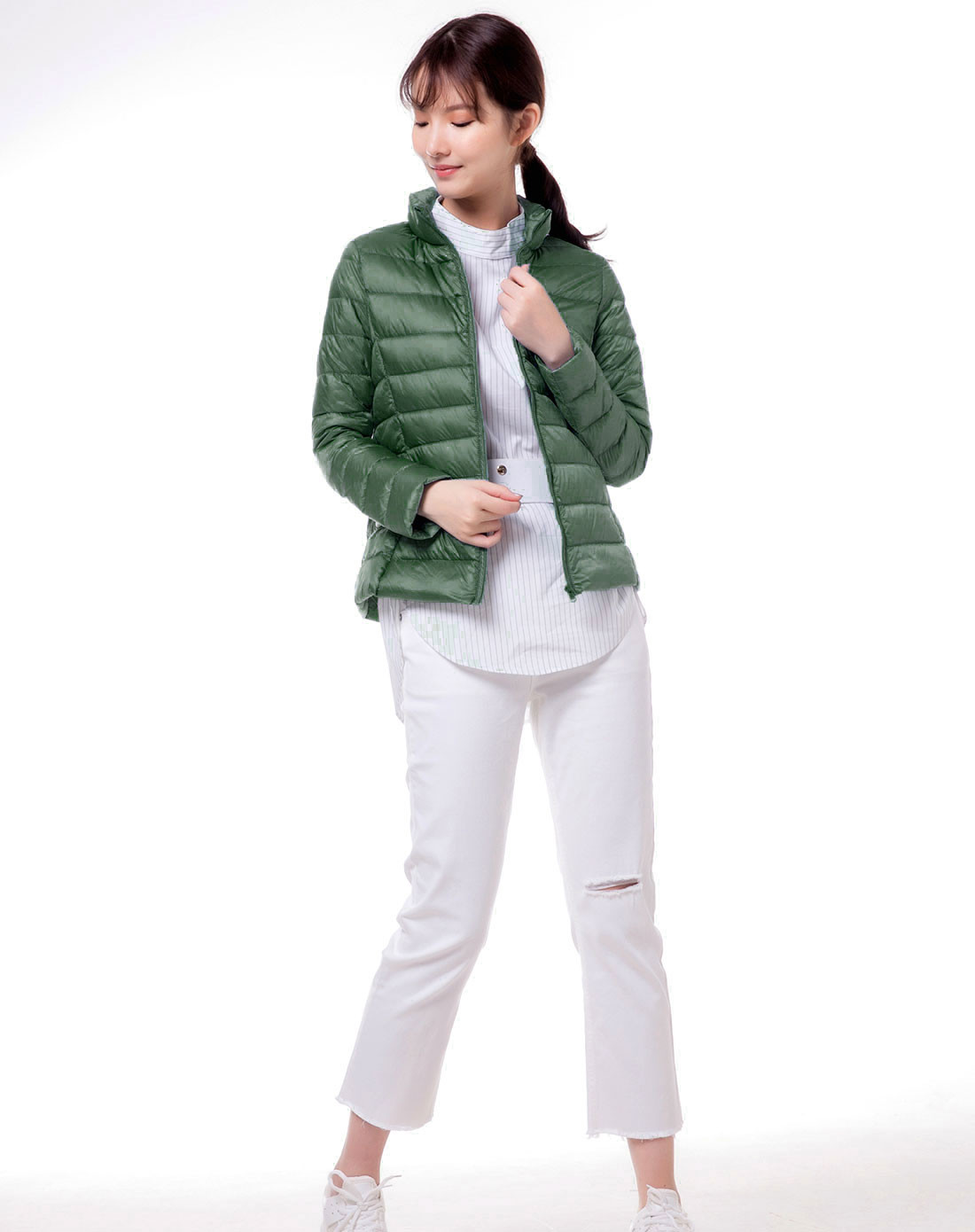 服反季专场韩版女式立领韩版修身轻薄羽绒服ys6101010-d480_唯品会