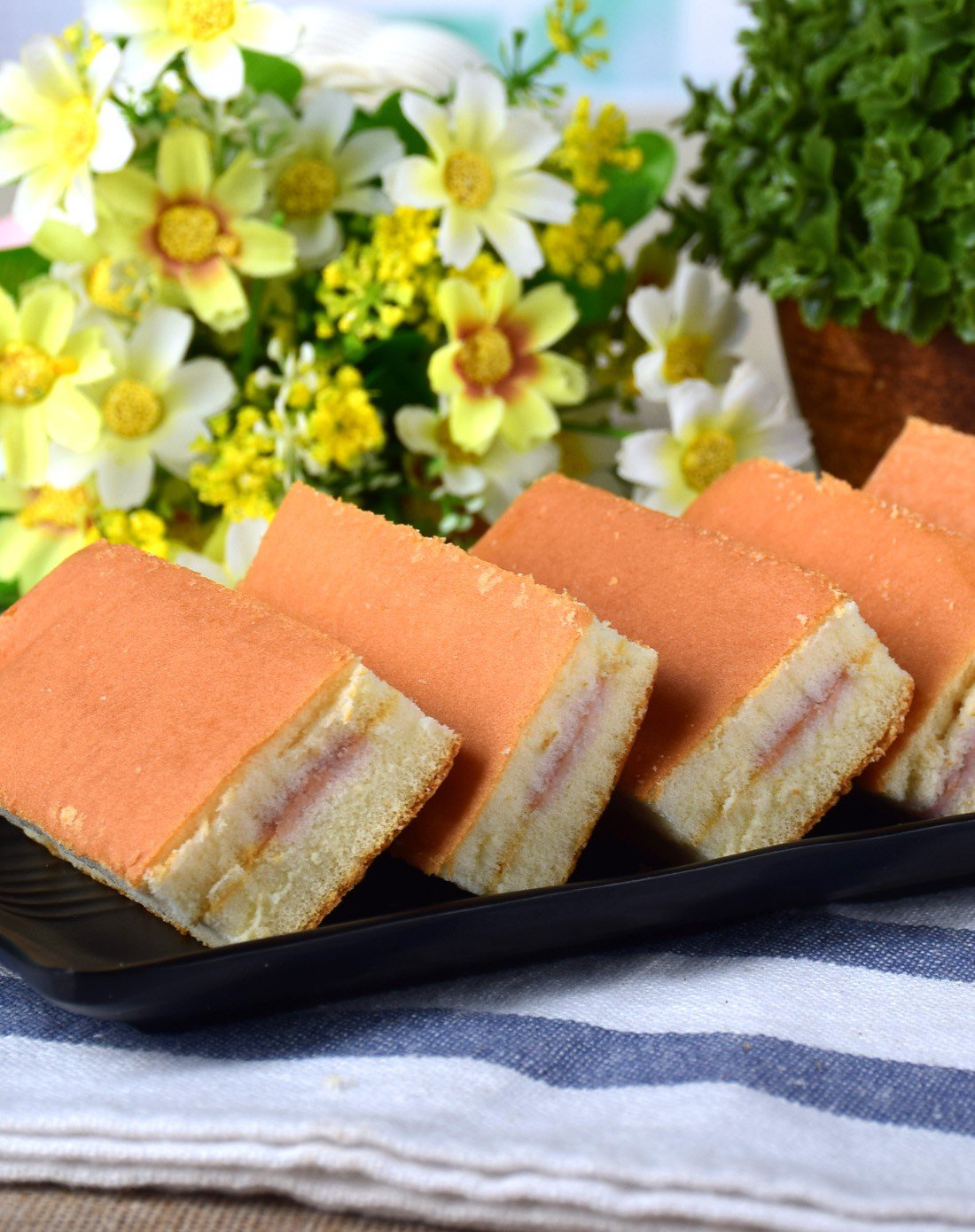 马来西亚 蓝莓味夹心蛋糕360g