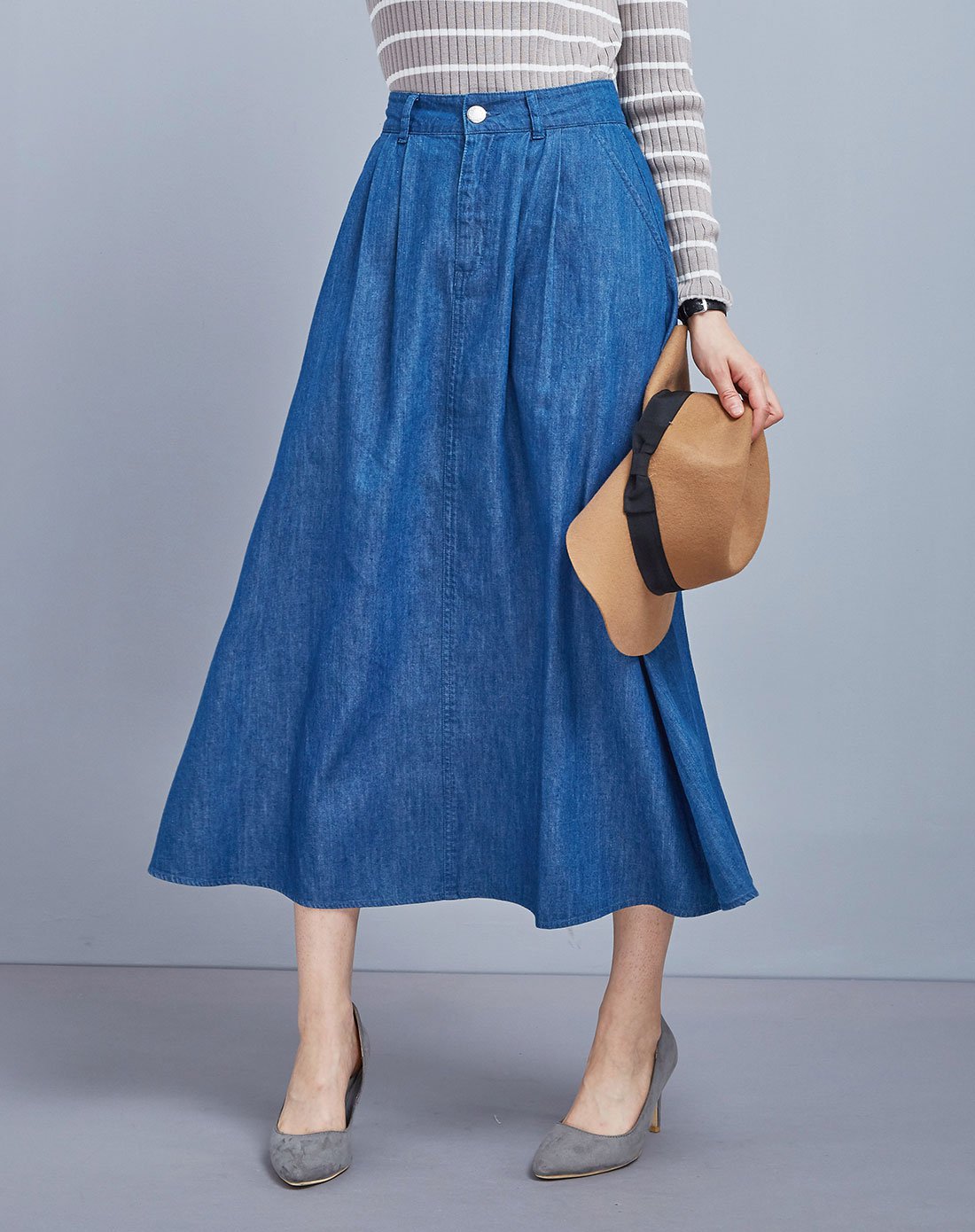 牛仔纯棉半身裙