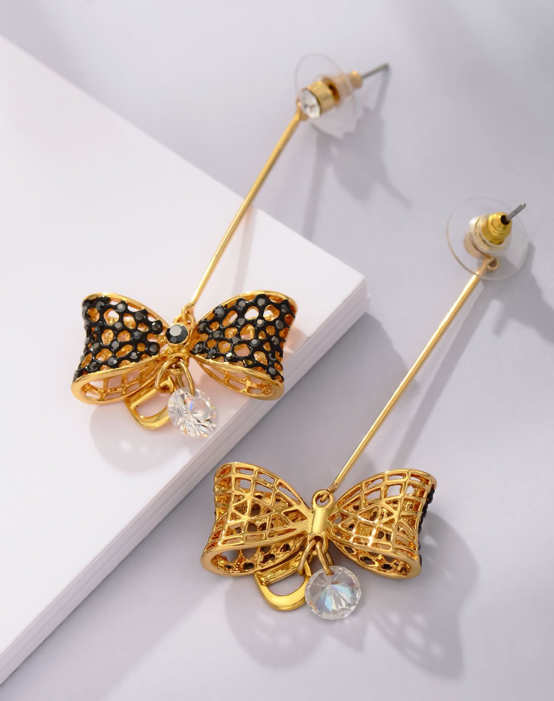 viennois 时尚优雅蝴蝶公主耳环