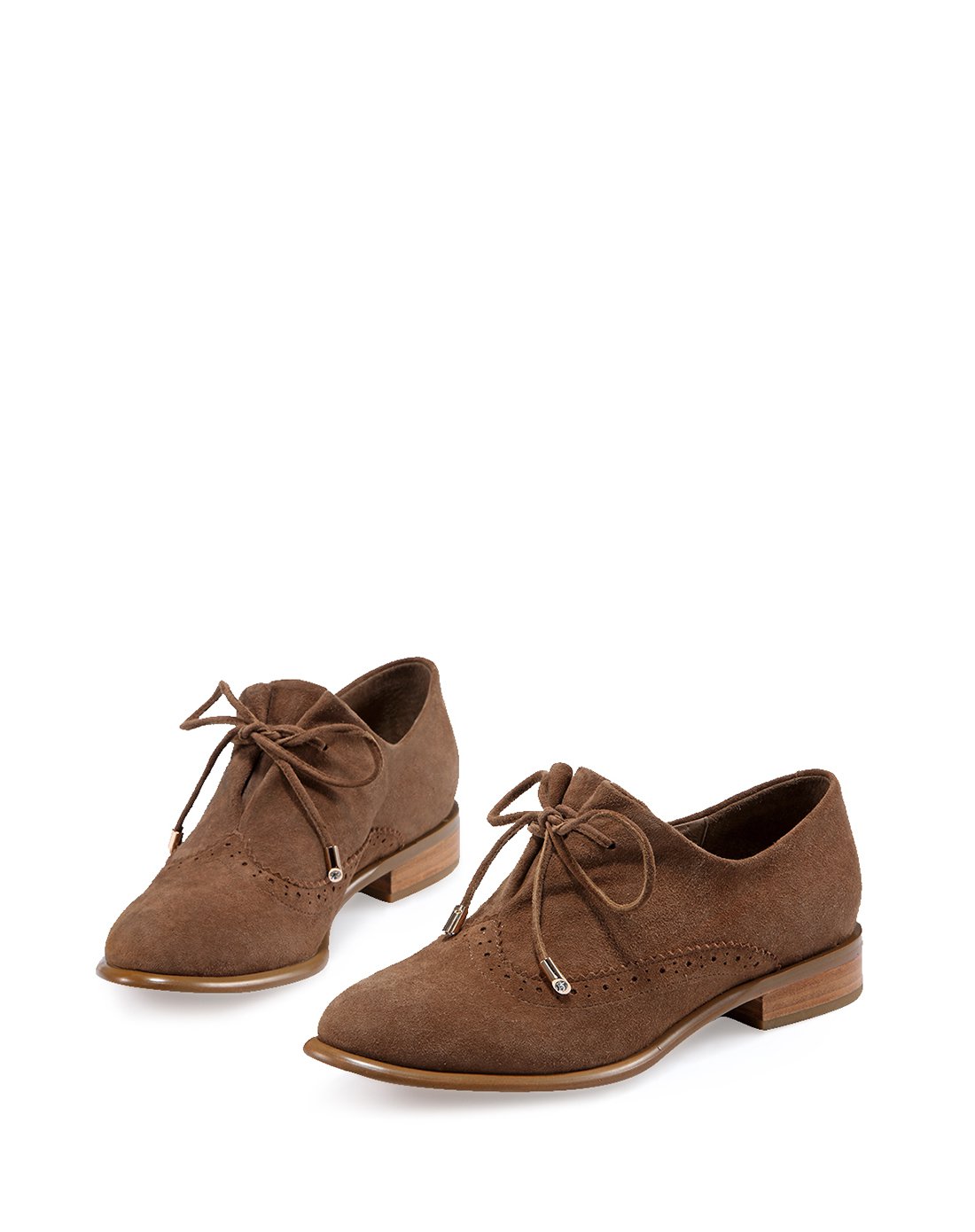 17年专柜同步款英伦风系带圆头方跟深口单鞋