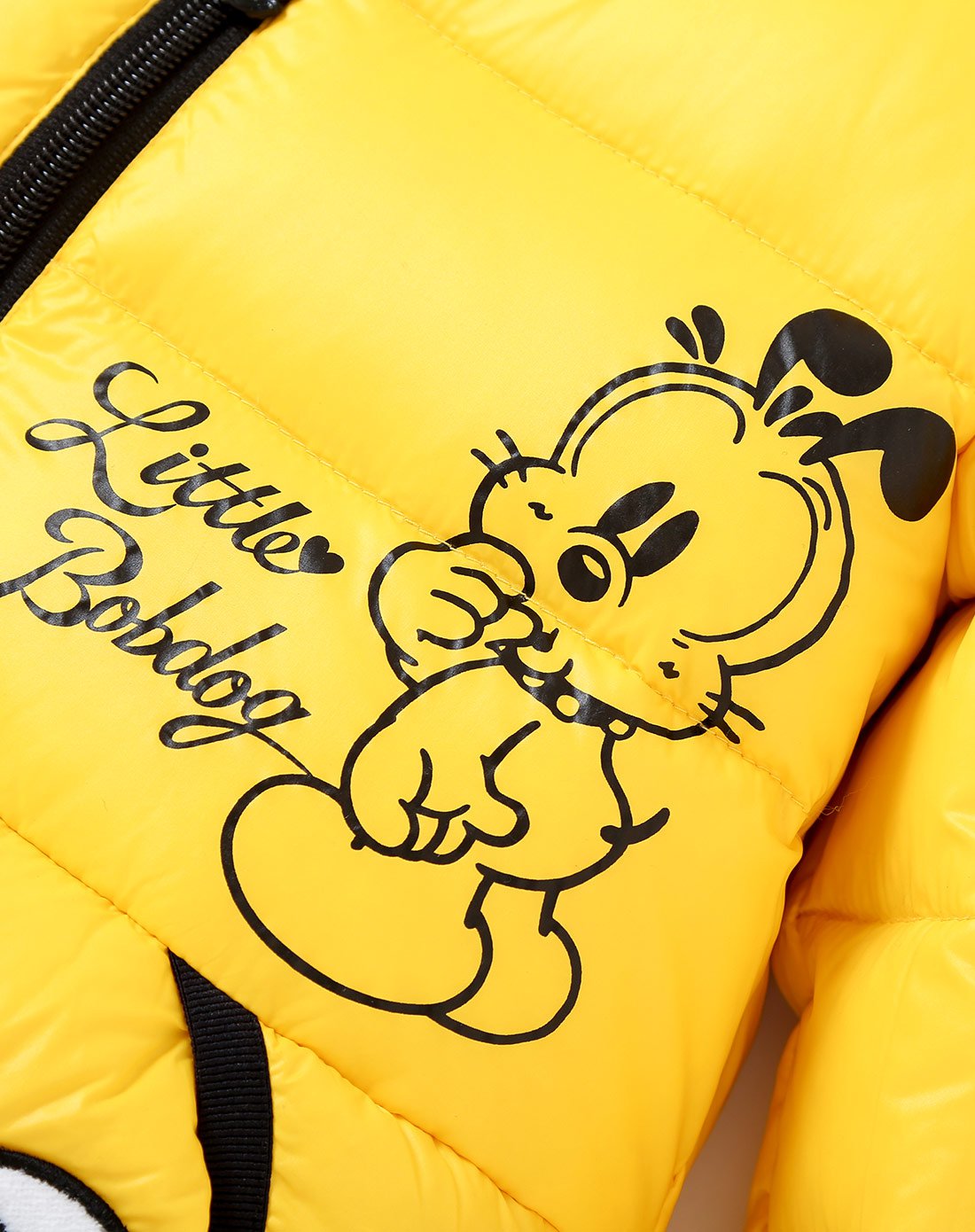 巴布豆儿童连帽卡通可爱羽绒服