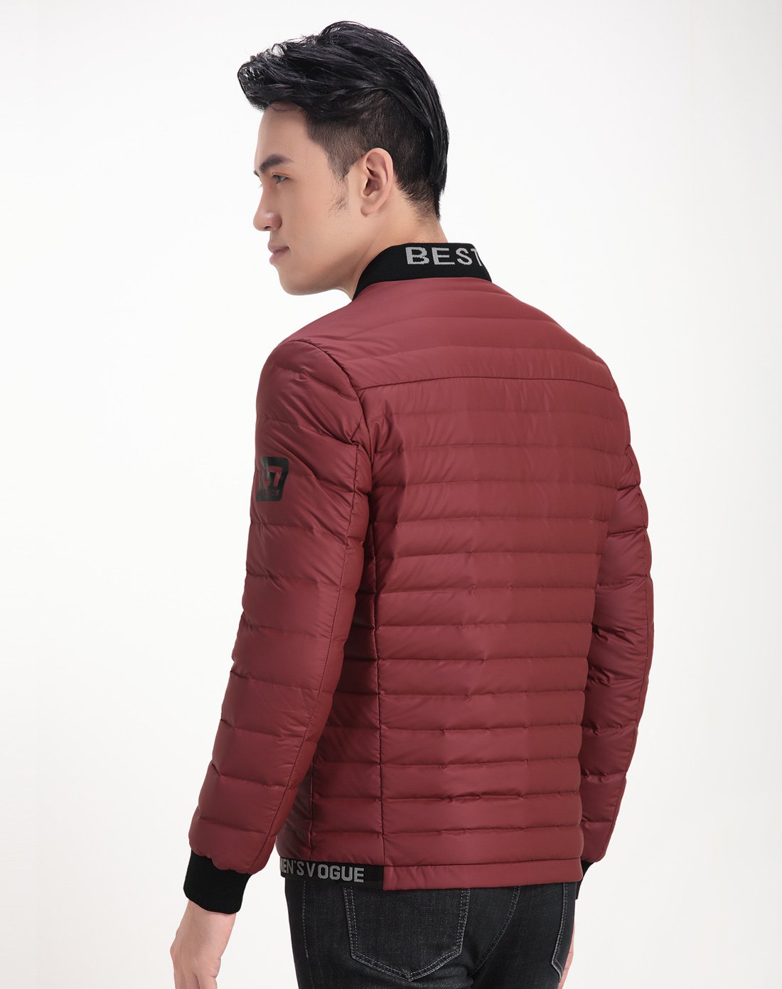 棒球领羽绒服时尚休闲潮流多色男士羽绒服