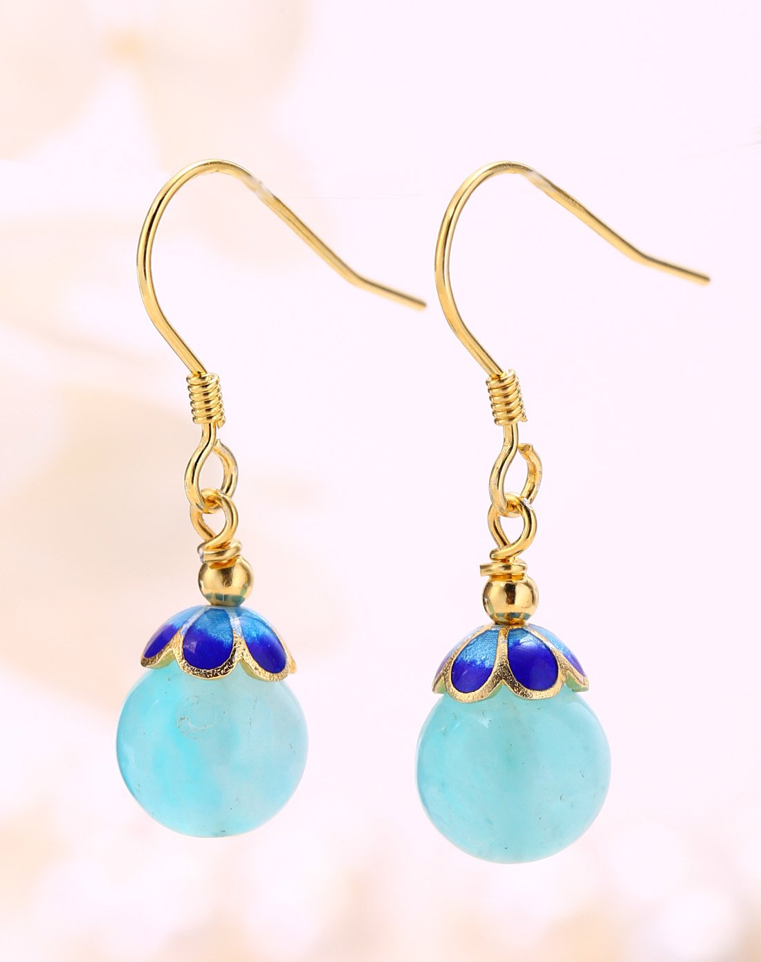 hwsa 赵薇代言-天堂湖天河石耳环