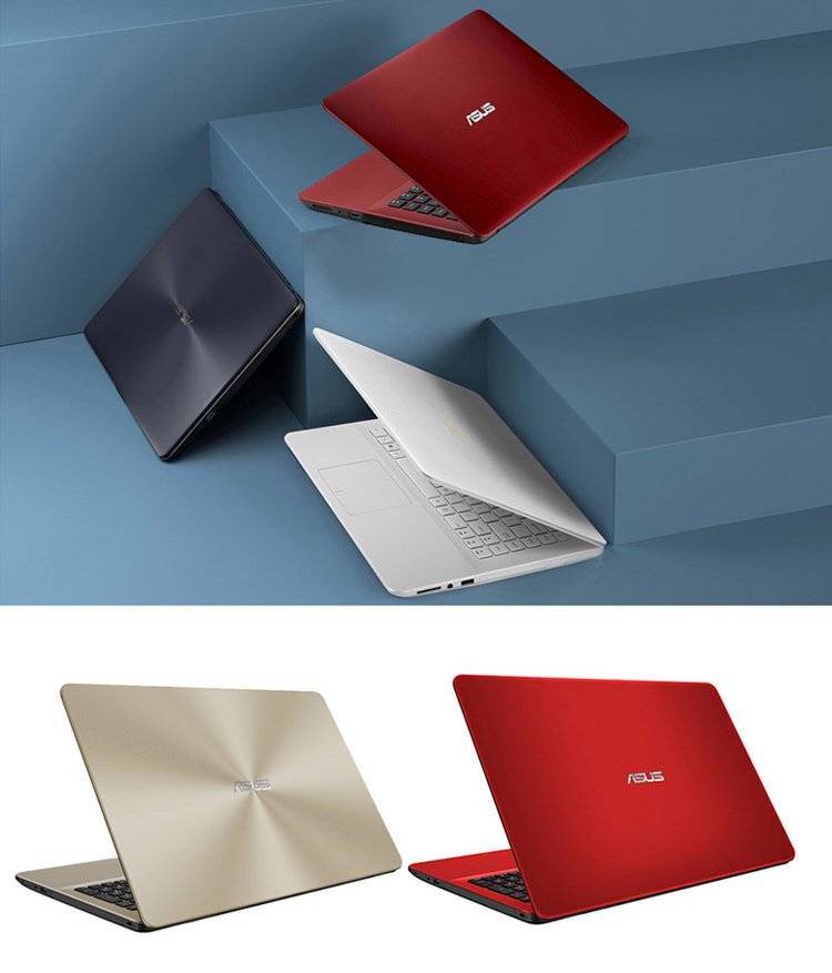 华硕a580ur多彩10件套八代i5时尚娱乐本笔记本电脑