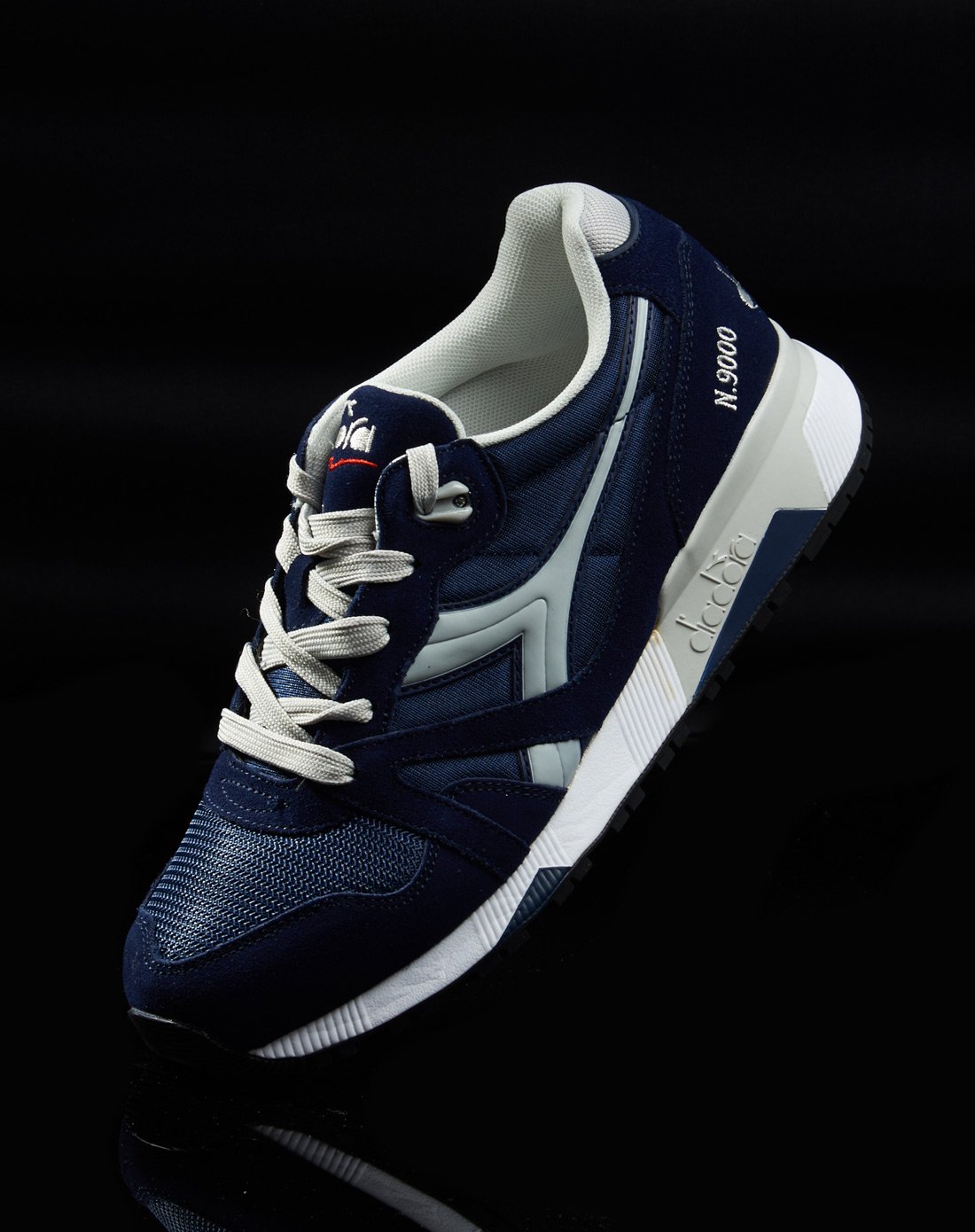 迪亚多纳diadora 耐磨平衡 男女款深蓝色复古跑鞋 跑步系列