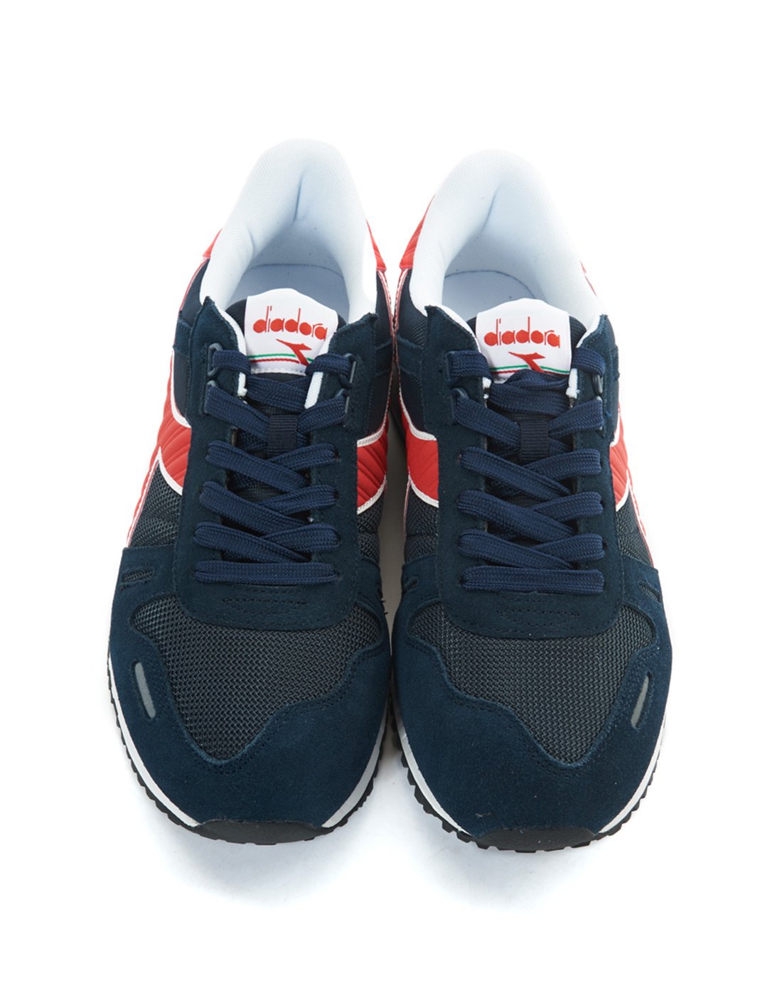 迪亚多纳diadora 耐磨平衡 男款藏蓝色复古跑鞋 跑步系列
